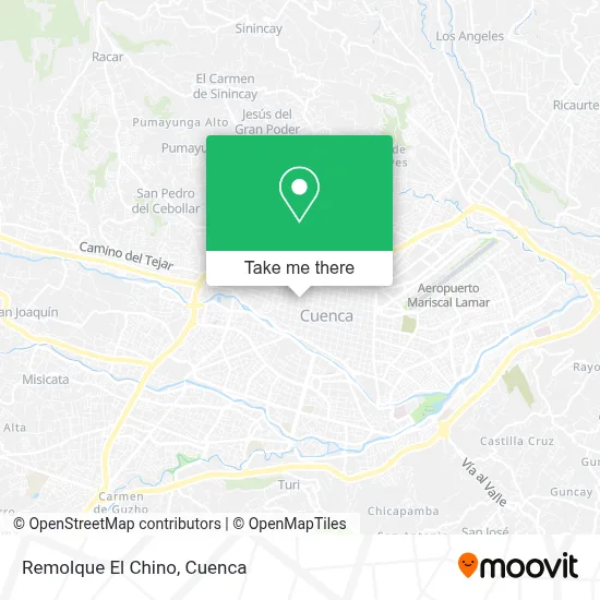 Remolque El Chino map