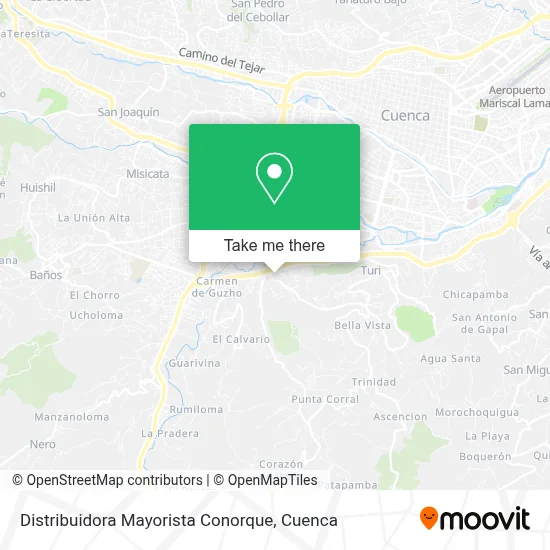 Distribuidora Mayorista Conorque map