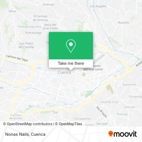 Nonas Nails map