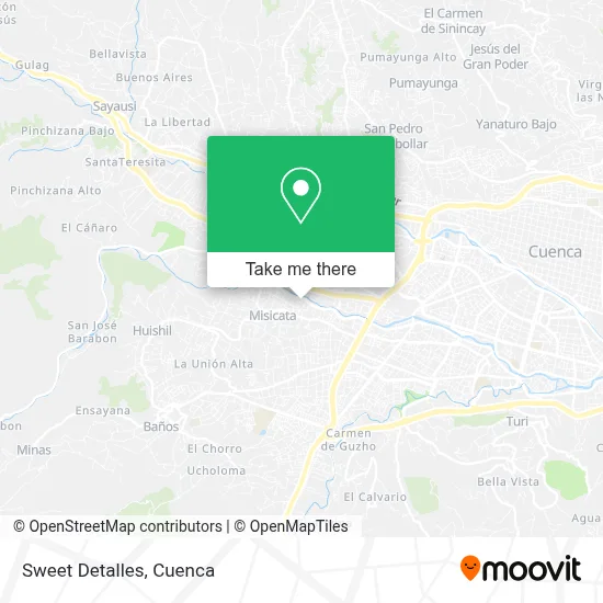 Sweet Detalles map