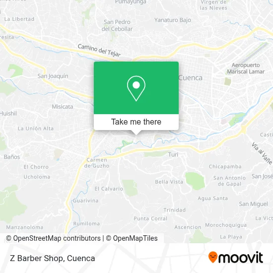 Z Barber Shop map