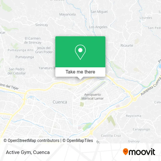 Active Gym map