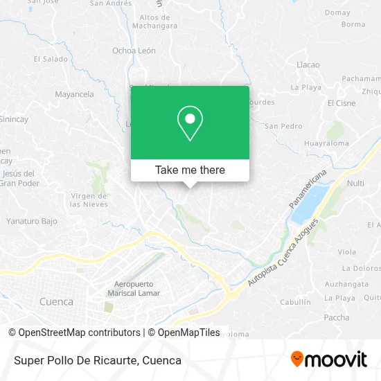 Super Pollo De Ricaurte map