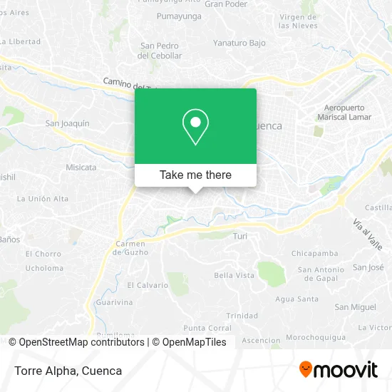 Torre Alpha map