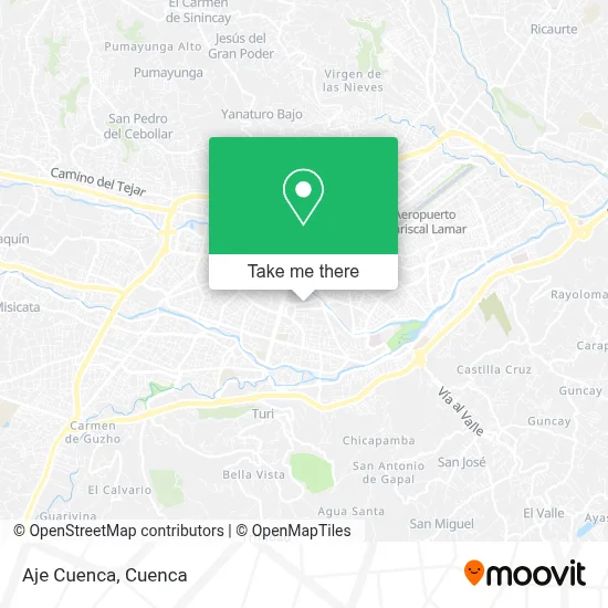 Aje Cuenca map