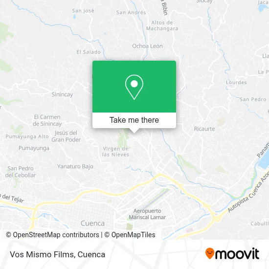 Vos Mismo Films map