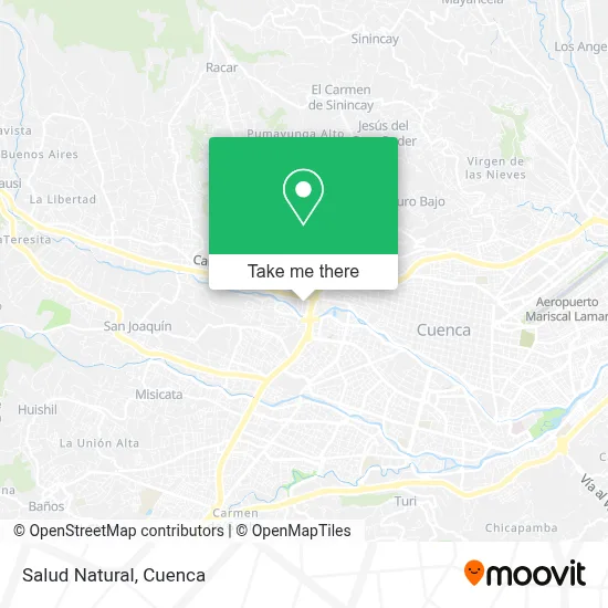 Salud Natural map