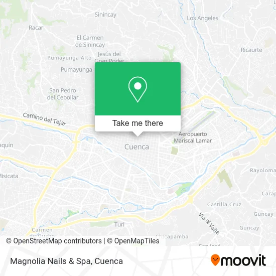 Magnolia Nails & Spa map