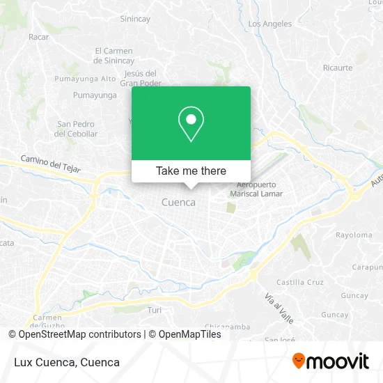 Lux Cuenca map