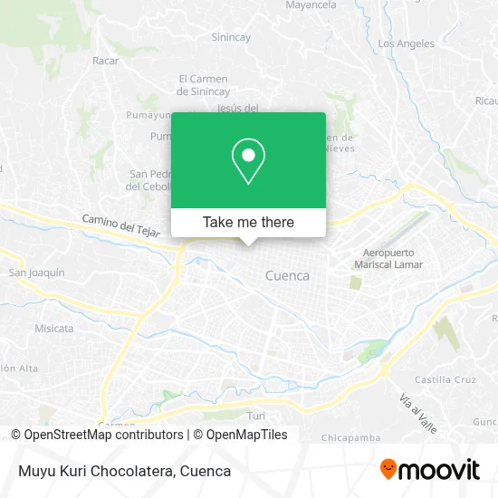 Muyu Kuri Chocolatera map