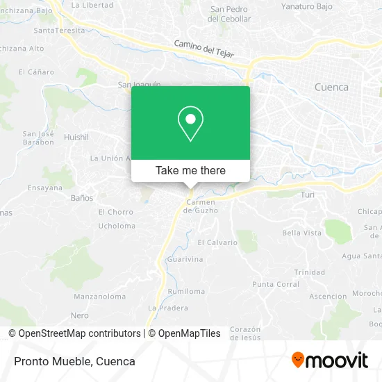 Pronto Mueble map