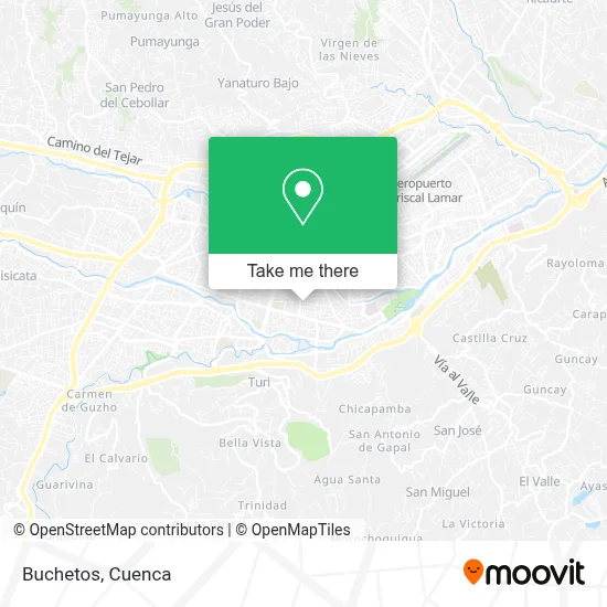 Buchetos map