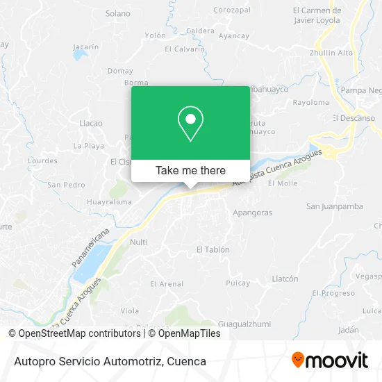 Autopro Servicio Automotriz map