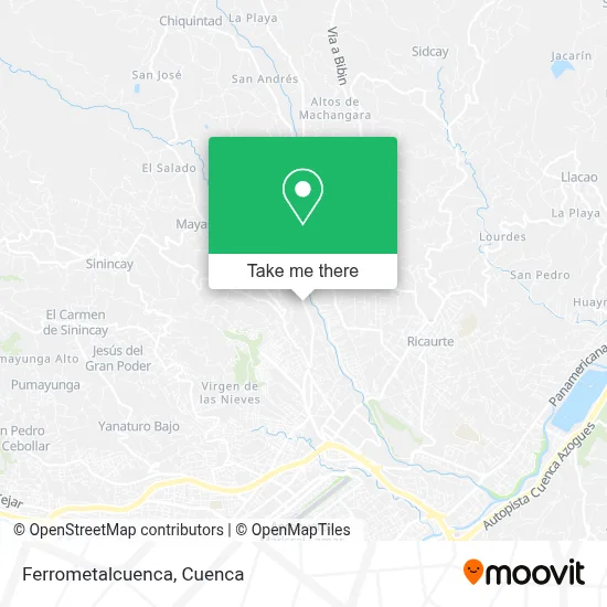 Ferrometalcuenca map