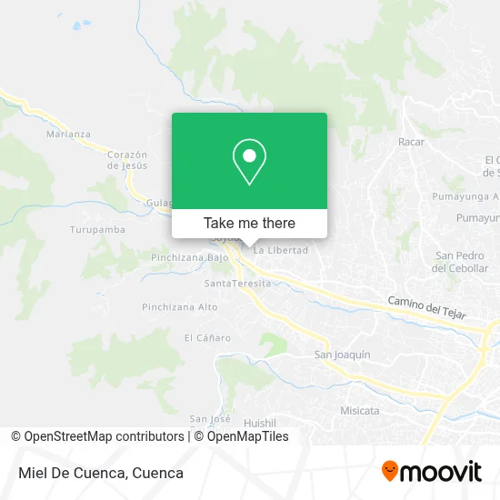 Miel De Cuenca map