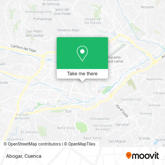 Abogar map