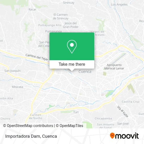Importadora Dam map