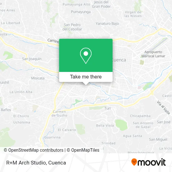 R+M Arch Studio map