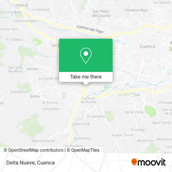 Delta Nueve map