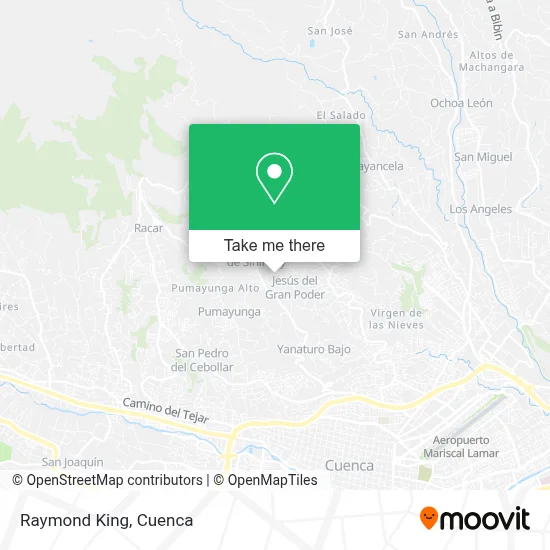 Raymond King map