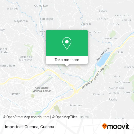 Importcell Cuenca map