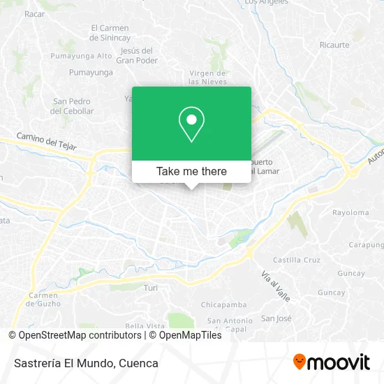 Sastrería El Mundo map