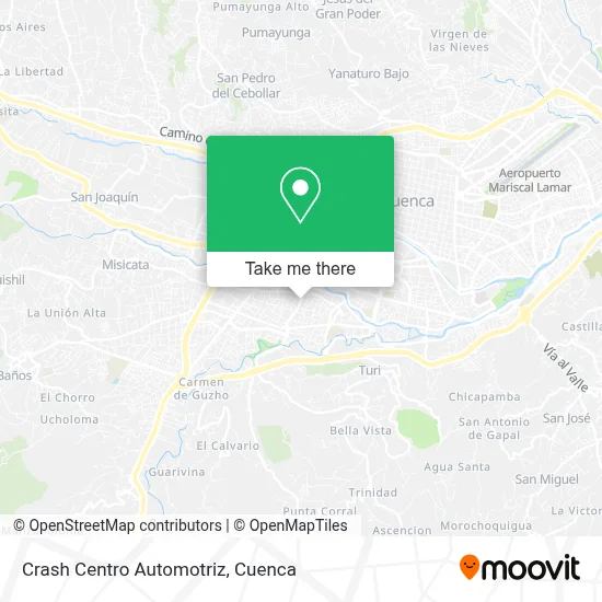 Crash Centro Automotriz map