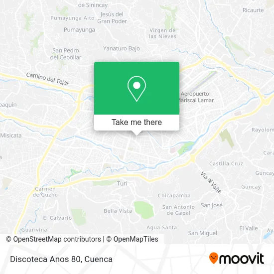 Discoteca Anos 80 map