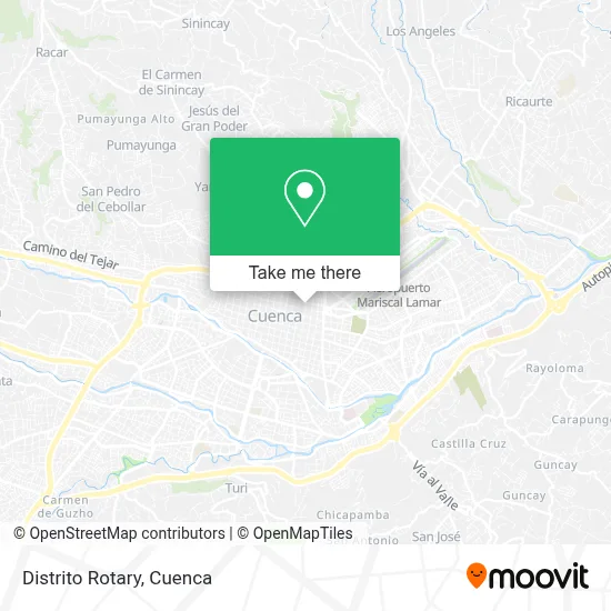 Distrito Rotary map
