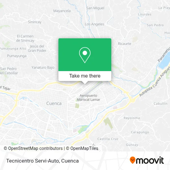 Tecnicentro Servi-Auto map