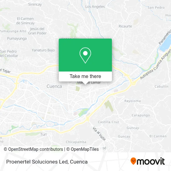 Proenertel Soluciones Led map