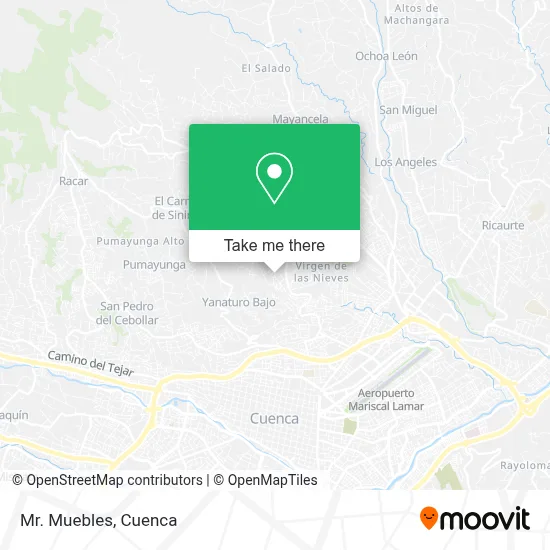 Mr. Muebles map