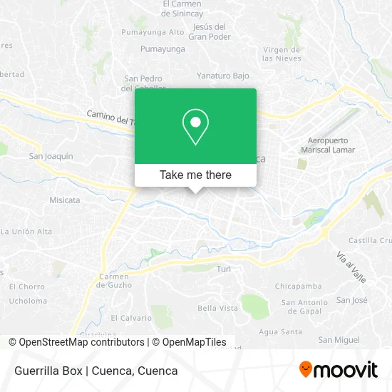 Guerrilla Box | Cuenca map