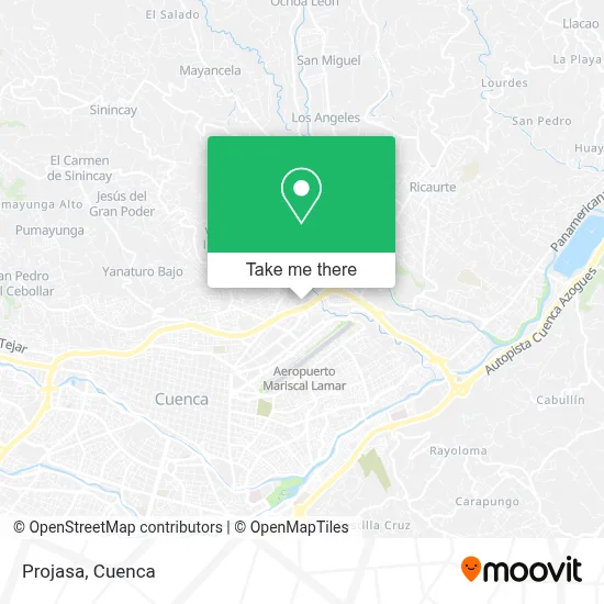 Projasa map