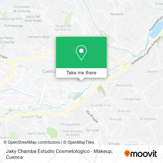 Jaky Chamba Estudio Cosmetológico - Makeup map