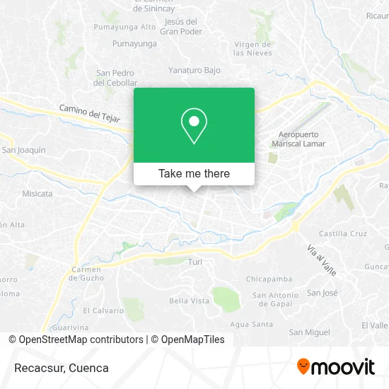 Recacsur map