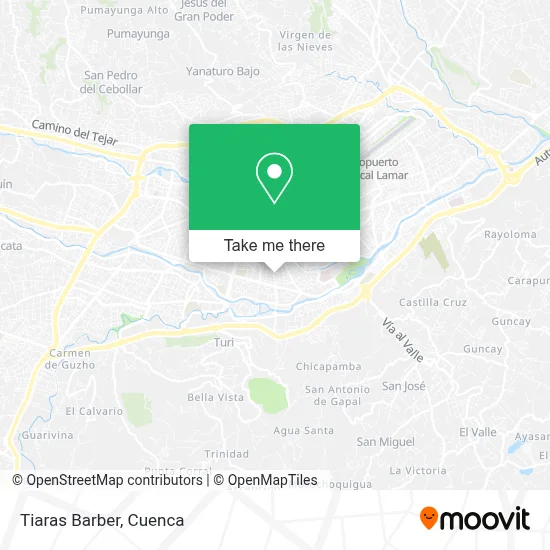 Tiaras Barber map