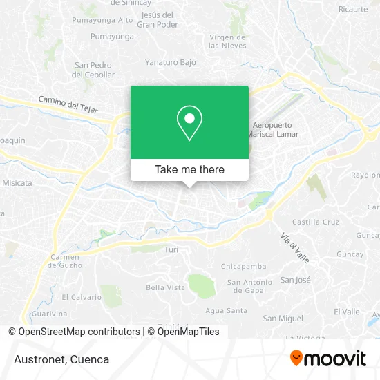 Austronet map
