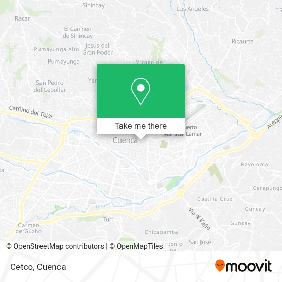 Cetco map