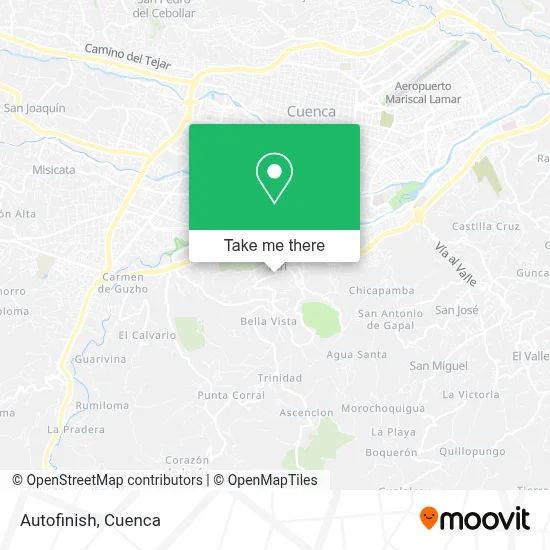 Autofinish map