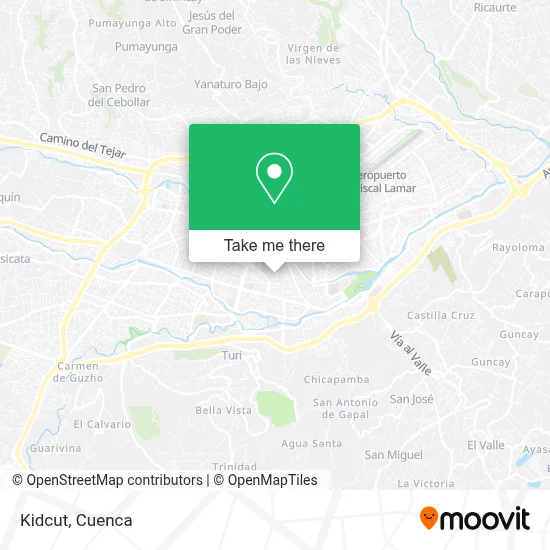 Kidcut map