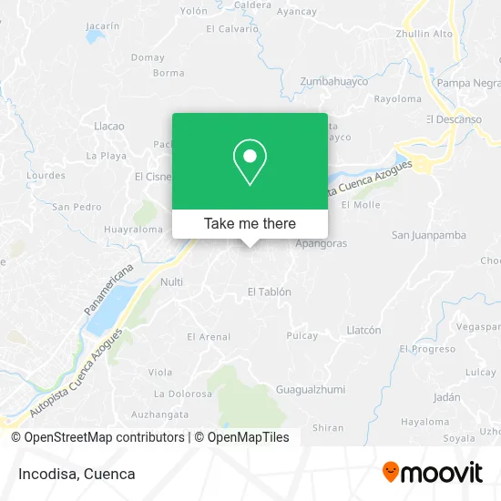 Incodisa map