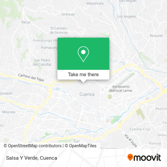 Salsa Y Verde map