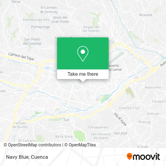 Navy Blue map