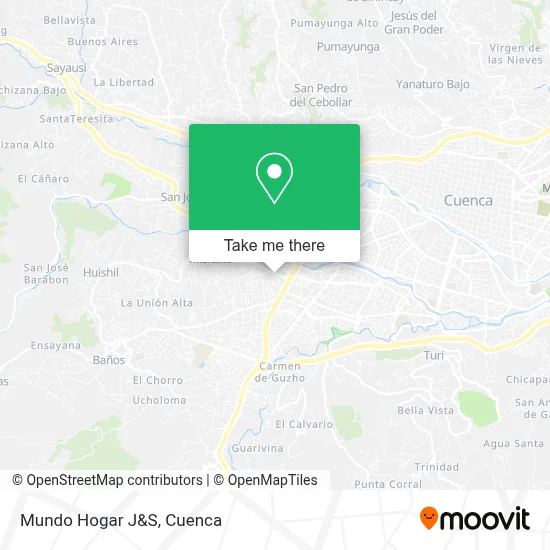 Mundo Hogar J&S map
