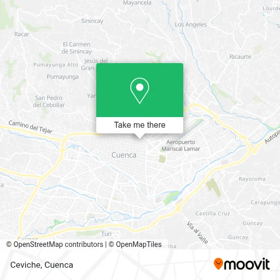 Ceviche map