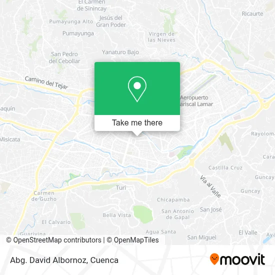 Abg. David Albornoz map