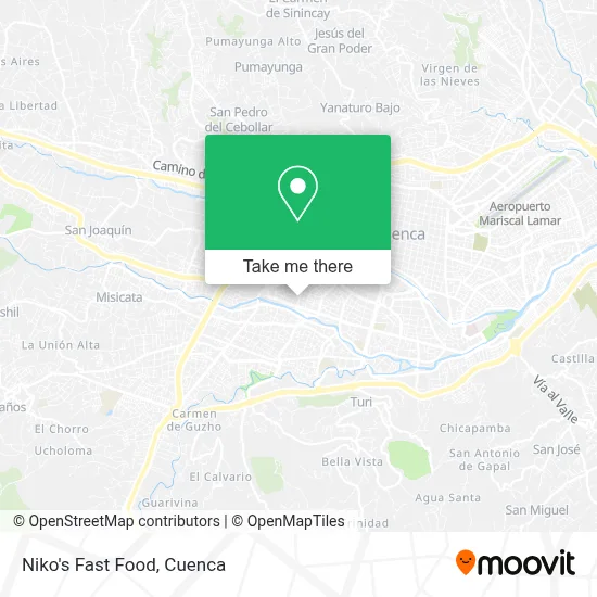 Niko's Fast Food map