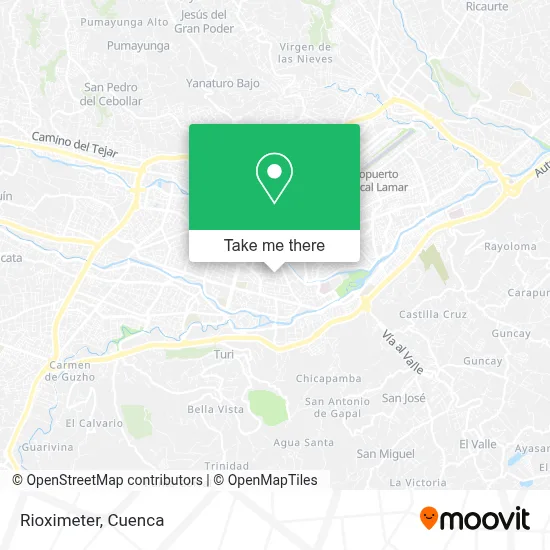 Rioximeter map