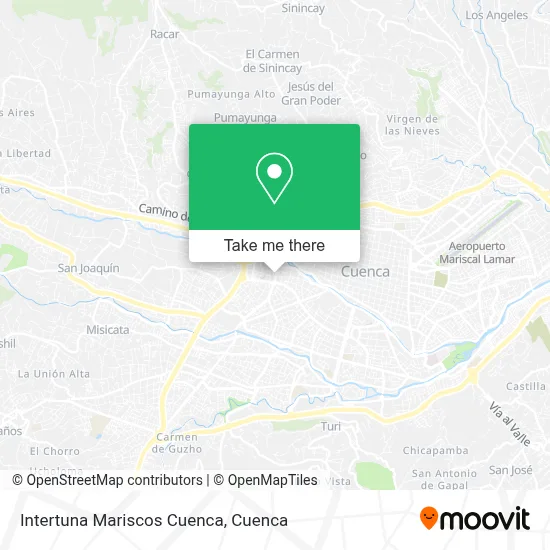 Intertuna Mariscos Cuenca map